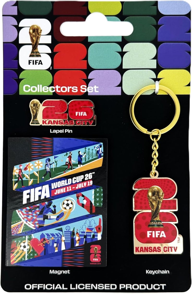 HONAV FIFA World Cup Host City Collector's Set – Includes Lapel Pin, Keychain & Magnet – Celebrates Your Favorite Host City - Image 3
